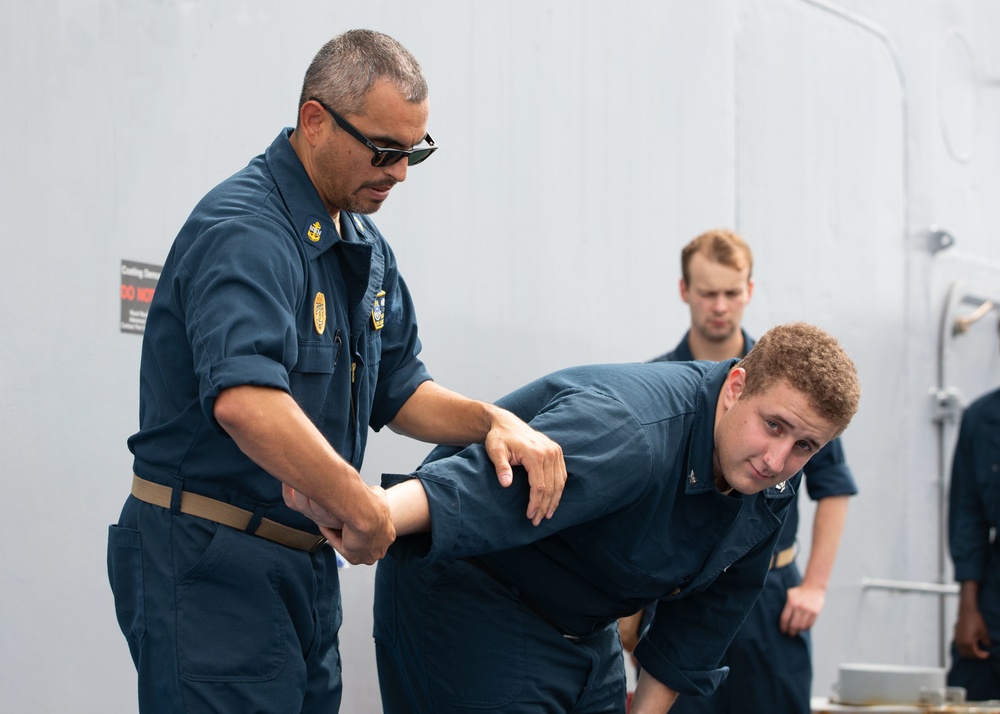 USS Normandy Deploys with the Gerald R. Ford Carrier Strike Group