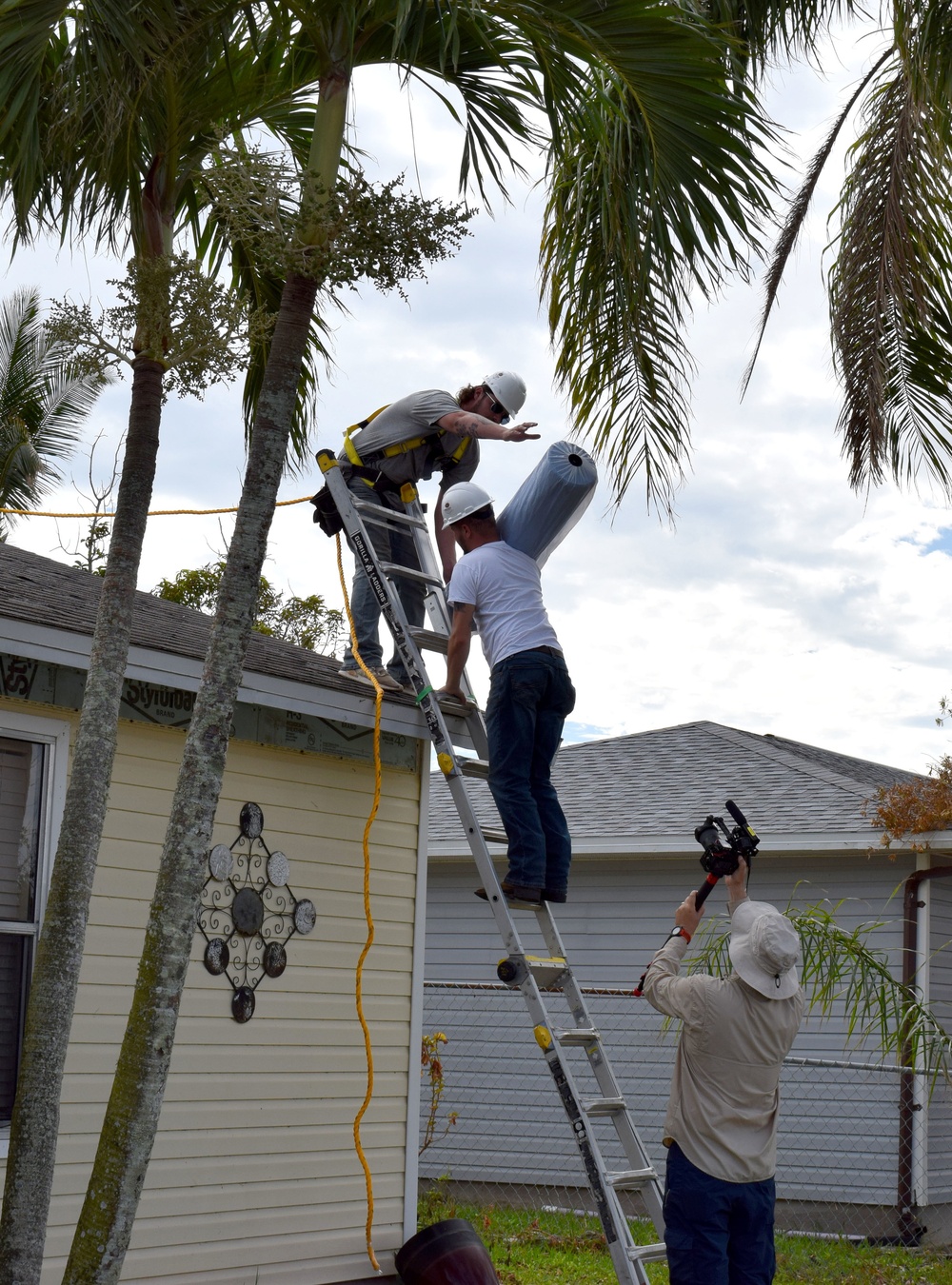 Blue Roof Installation - Hurricane Ian