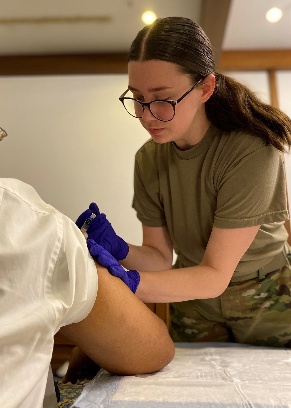 LRMC staff inoculate retirees during Retiree Appreciation Day