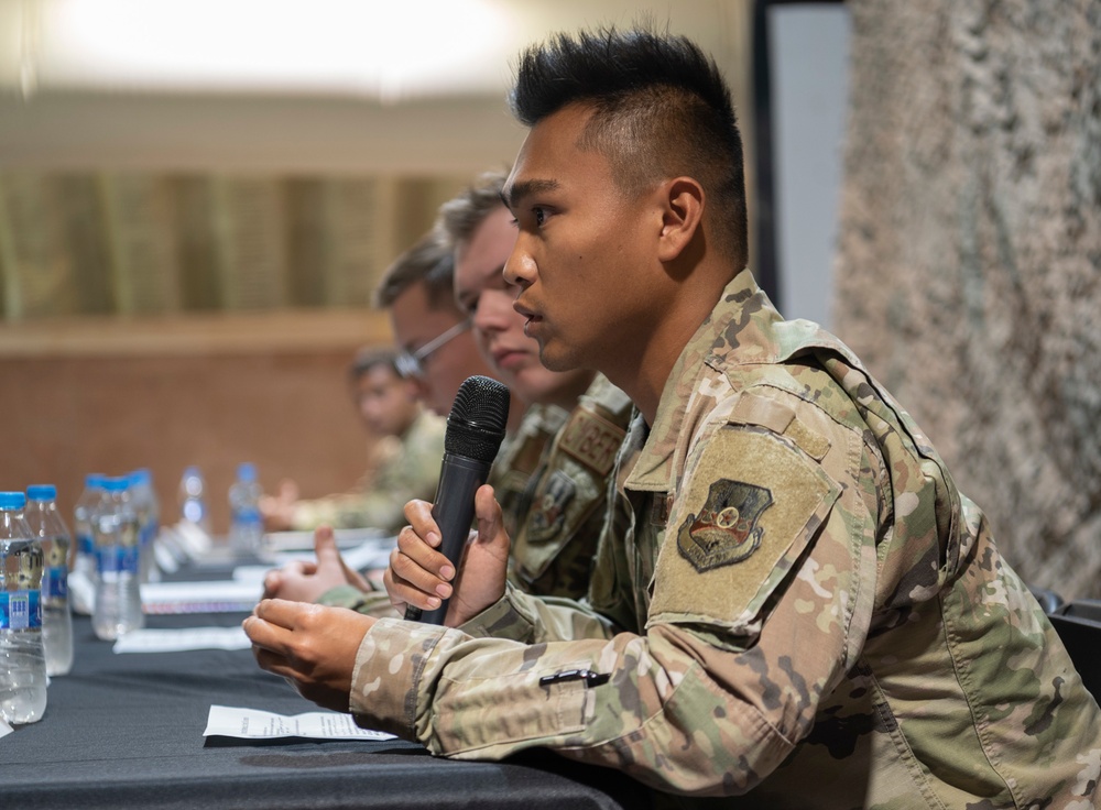 332d Air Expeditionary Wing Holds Reverse Mentorship Panel