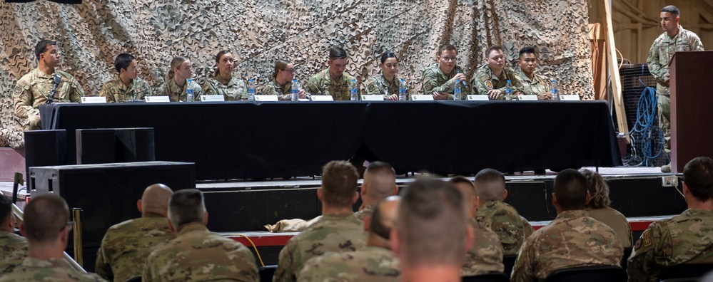 332d Air Expeditionary Wing Holds Reverse Mentorship Panel