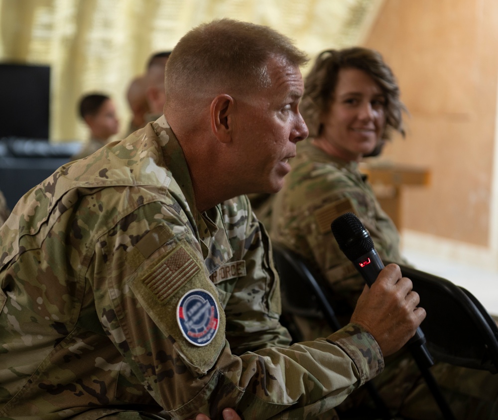 332d Air Expeditionary Wing Holds Reverse Mentorship Panel