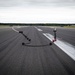 F-15E Strike Eagle catches barrier cables