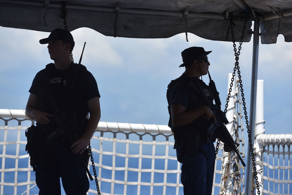 Coast Guard Cutter Northland Patrols Haitian Coast