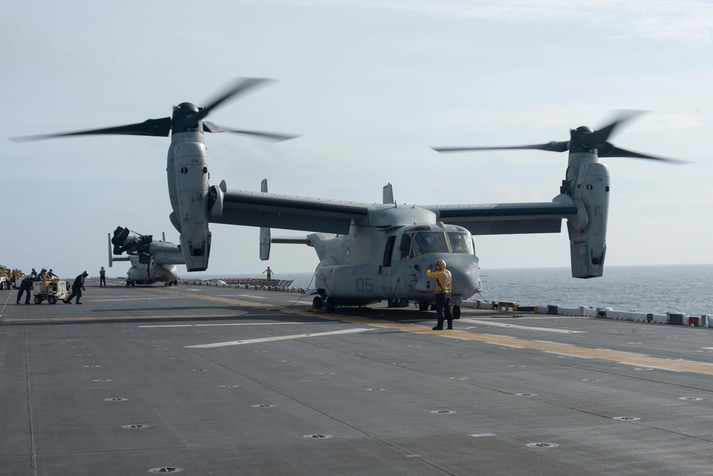 USS Tripoli Flight Ops