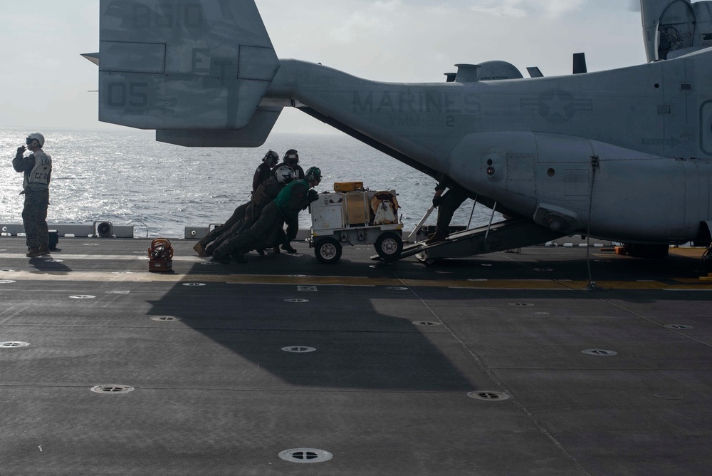 USS Tripoli Flight Ops