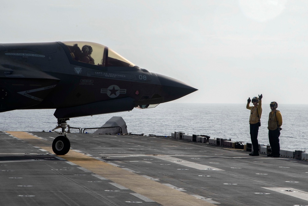 USS Tripoli Flight Ops