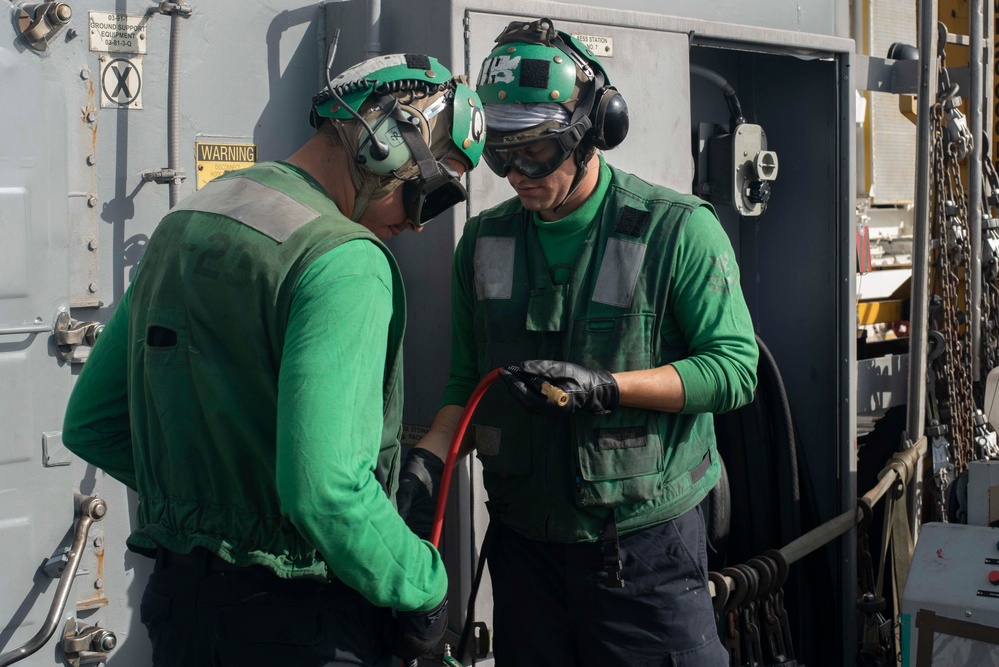 USS Tripoli Flight Ops