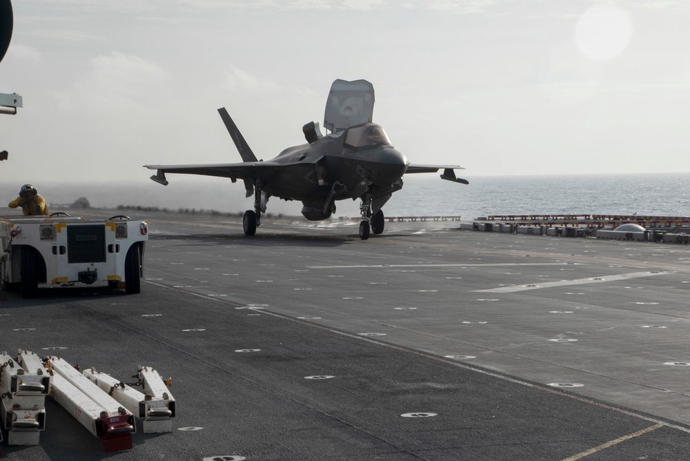 USS Tripoli Flight Ops