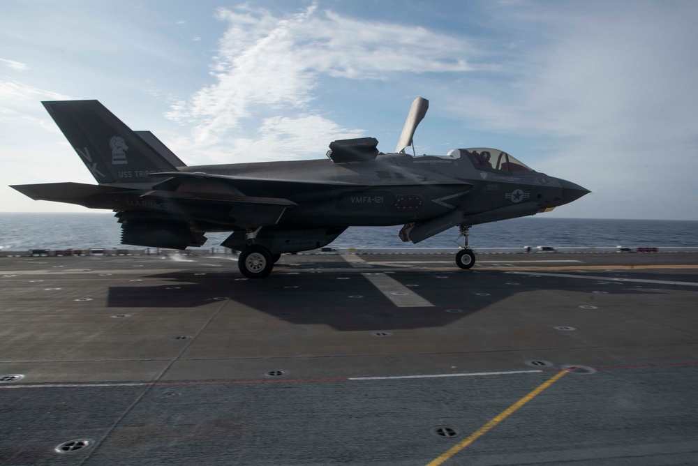 USS Tripoli Flight Ops