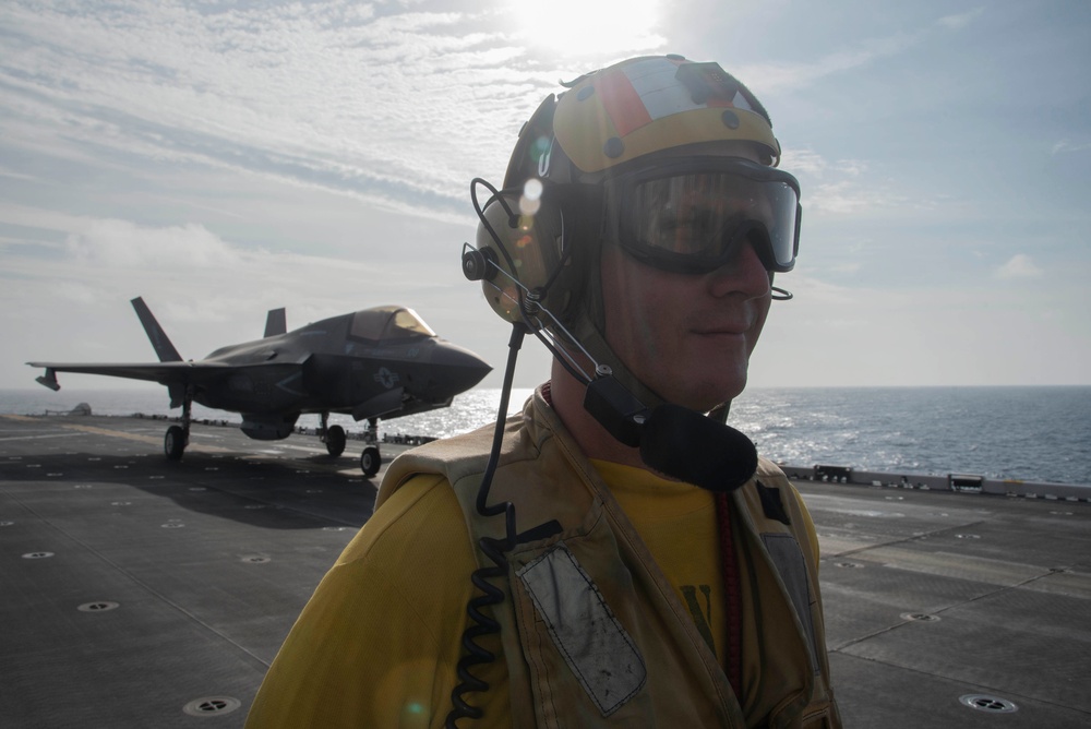 USS Tripoli Flight Ops