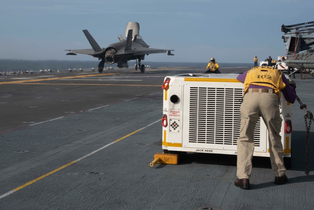 USS Tripoli Flight Ops