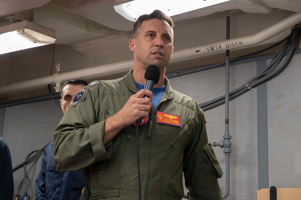 U.S. Navy Birthday on USS Tripoli