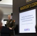 Maj. Gen. Wasmund opens the US Army Warriors Corner presentation on the Africa Data Science Center