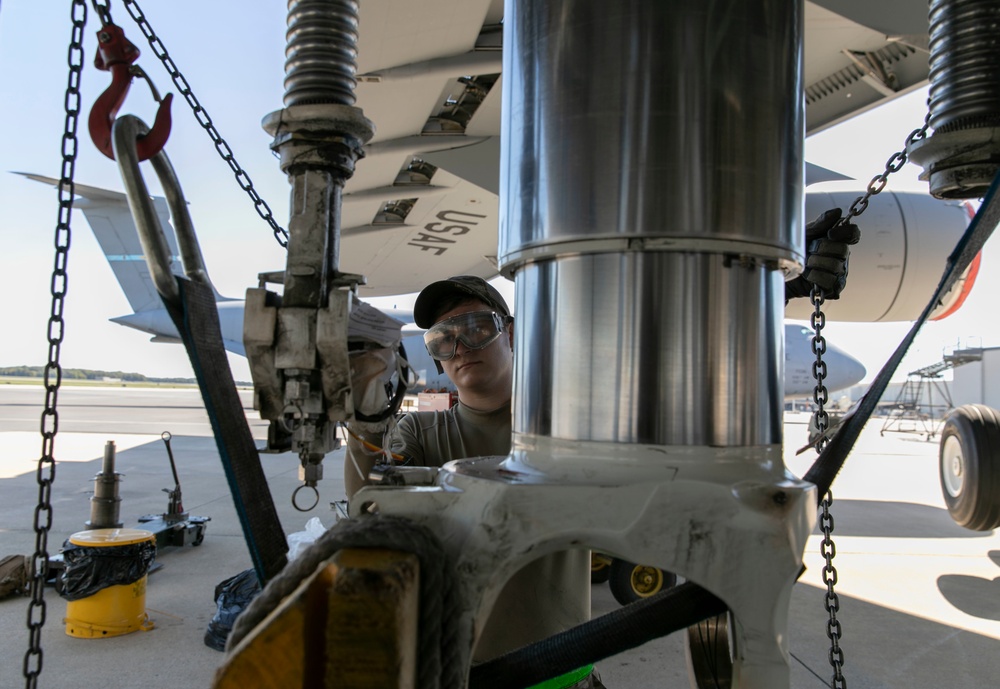 436th AMXS maintainers strut their stuff