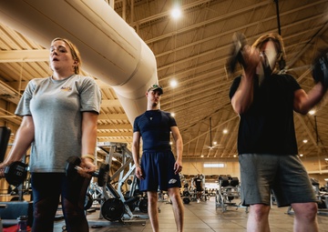 Local radio hosts train for Air Force fitness test, showcases force readiness