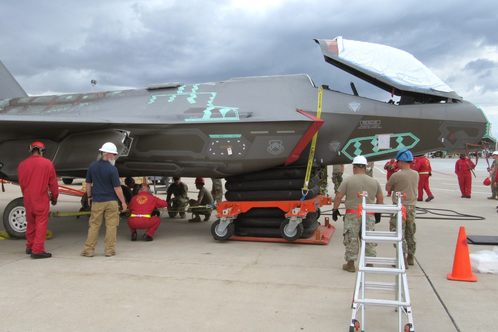 New life for restored F-35 jet leads to valuable emergency training