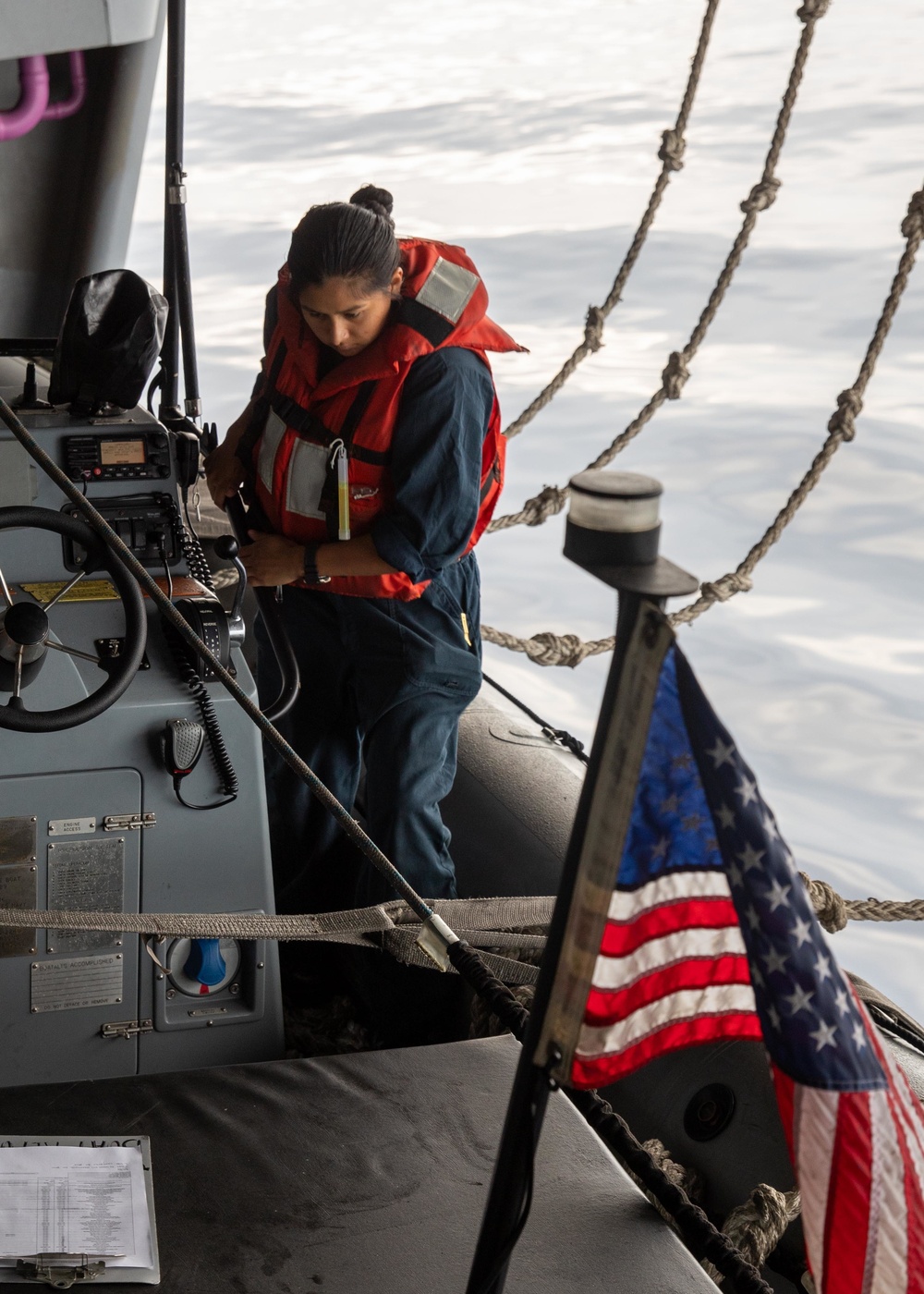 Daily operations aboard USS George H.W. Bush