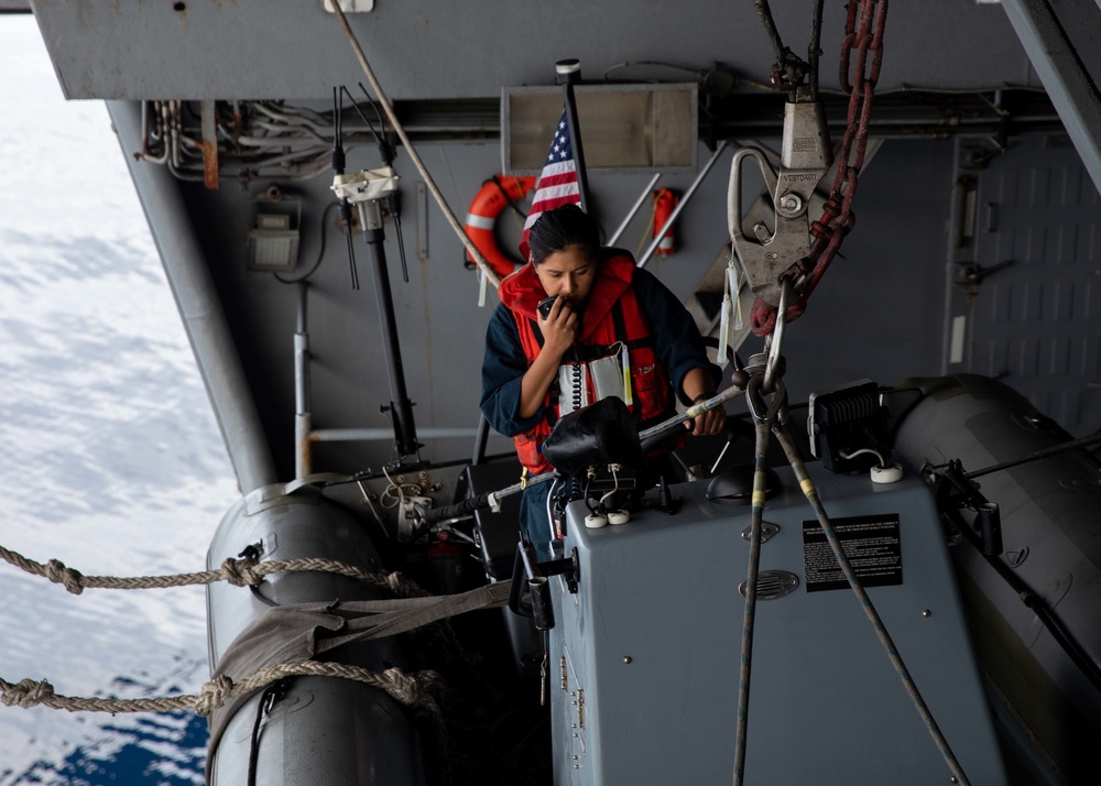 Daily operations aboard USS George H.W. Bush