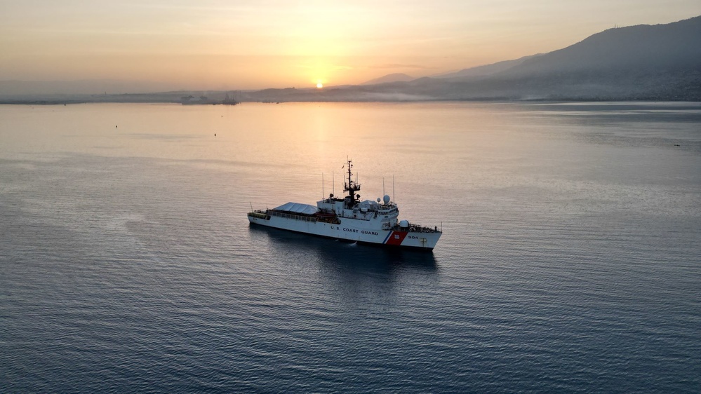 Coast Guard Cutter Northland Patrols Haitian Coast