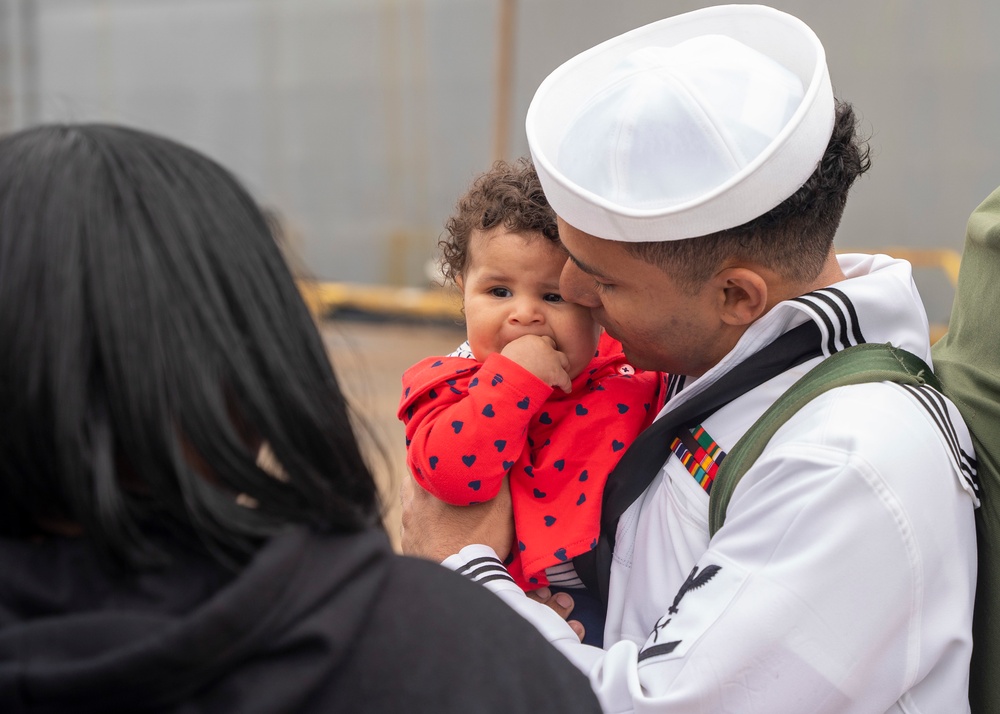 USS Gunston Hall Returns after Deployment with Kearsarge ARG