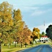 Fall Colors and the American Flag at Fort McCoy