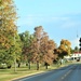 Fall Colors and the American Flag at Fort McCoy