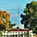 Fall Colors and the American Flag at Fort McCoy