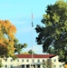 Fall Colors and the American Flag at Fort McCoy