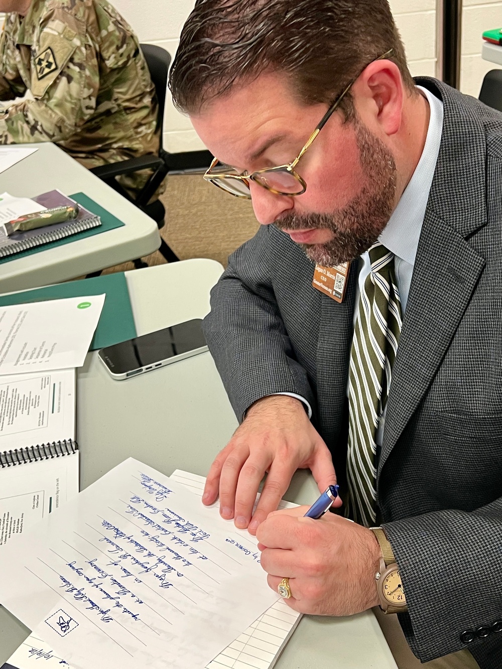 HQDA Protocol Office trains Soldiers, Civilians at JRTC