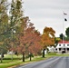 Fall Colors and the American Flag at Fort McCoy