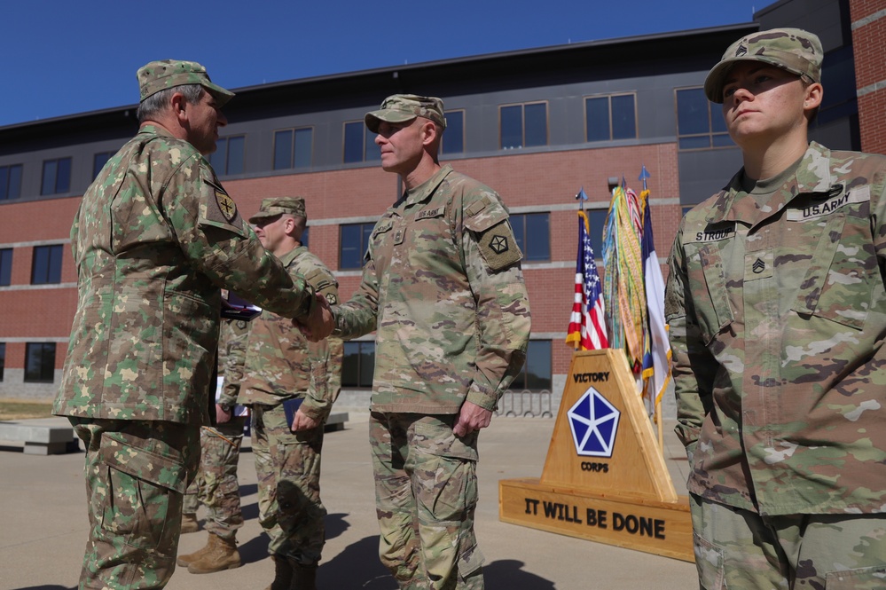 Romanian senior leader visits Victory Corps, honors troops