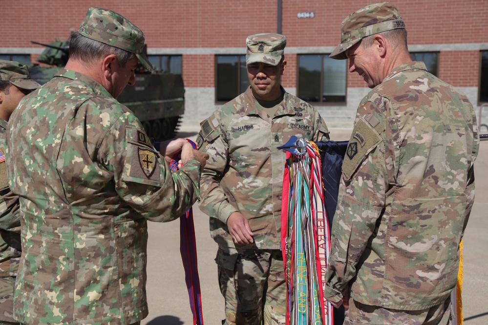 Romanian senior leader visits Victory Corps, honors troops