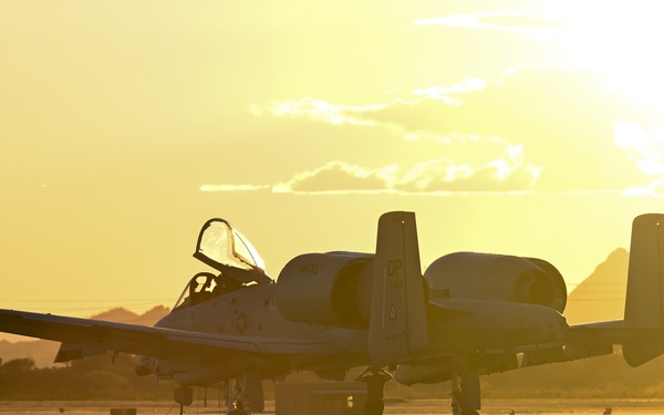 Sunset at the flight line