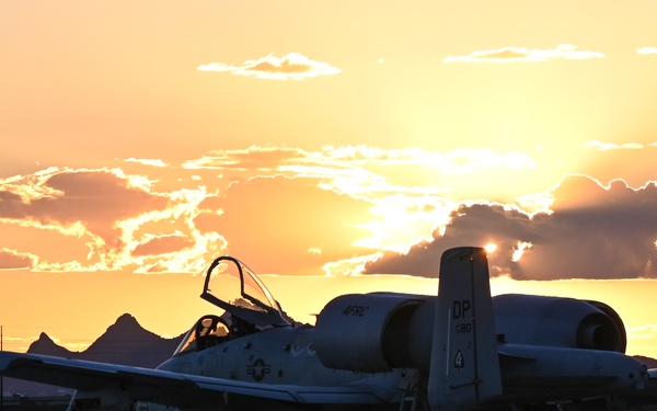 Sunset at the flight line