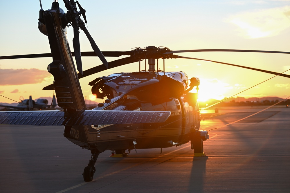 Sunset at the flight line