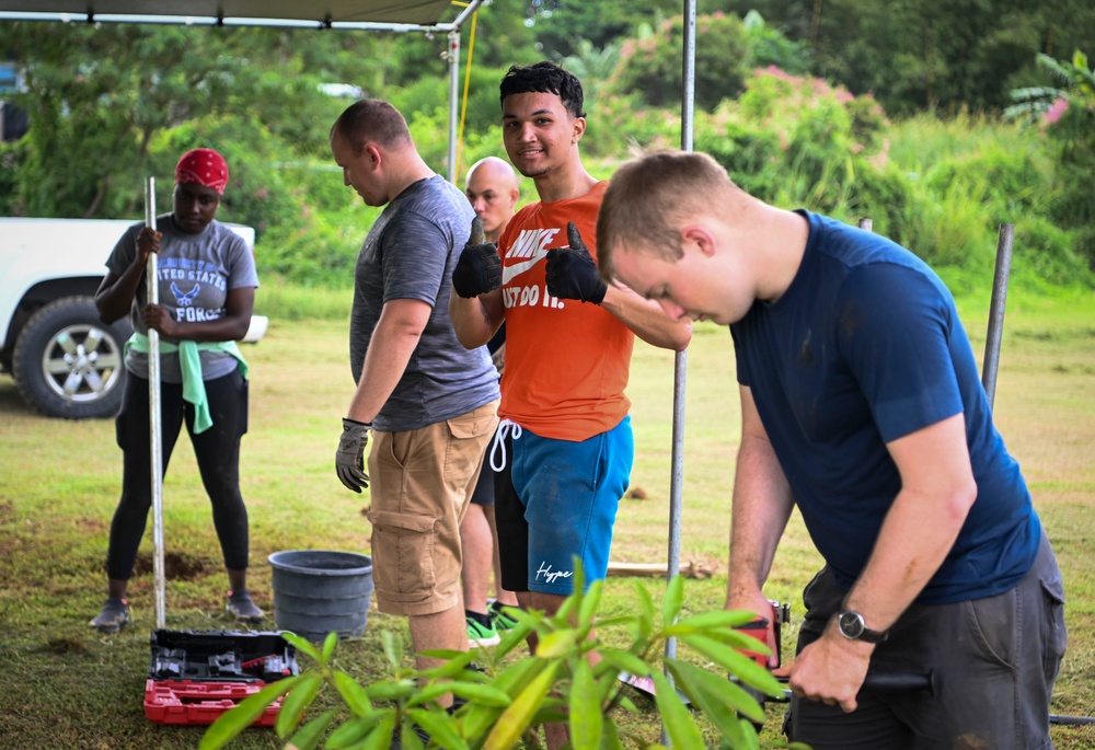 Andersen Airmen help promote Arbor Day on Guam
