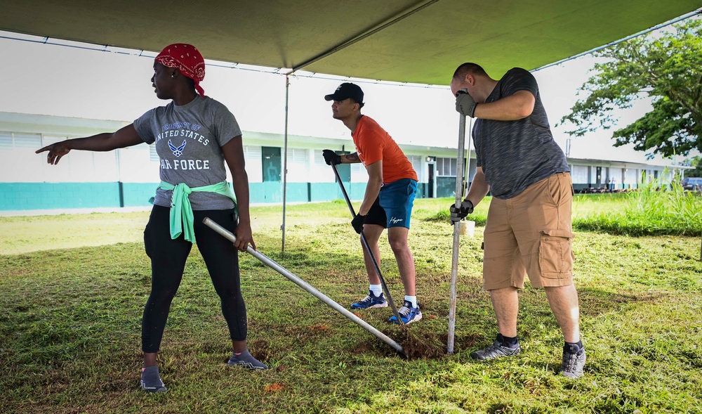Andersen Airmen help promote Arbor Day on Guam