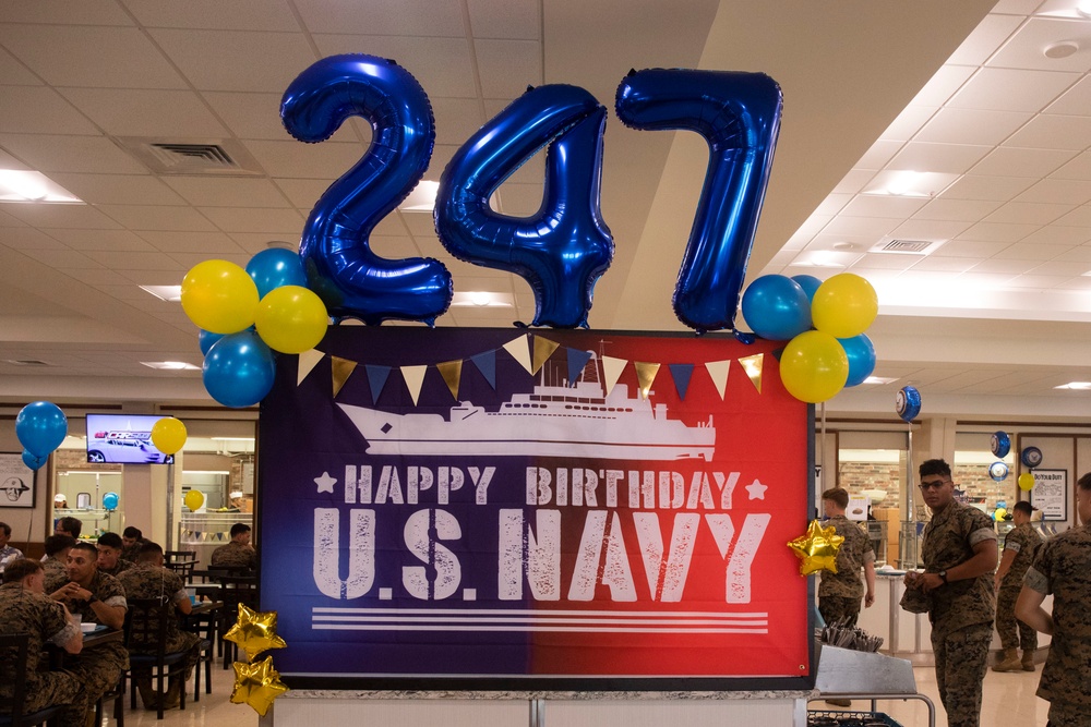 Anderson Hall: 247th Navy Birthday Meal