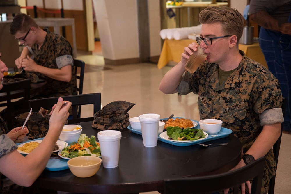 Anderson Hall: 247th Navy Birthday Meal