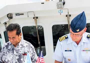 US Coast Guard and FSM Sign Inaugural Shiprider Agreement