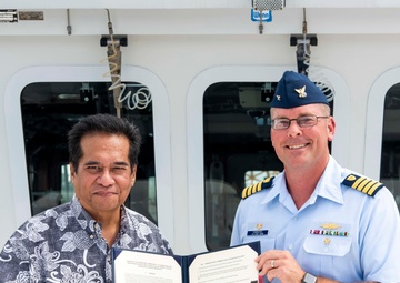 US Coast Guard and FSM Sign Inaugural Shiprider Agreement
