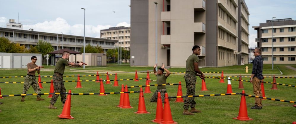 PMO trains U.S. Marines and Sailors for Security Augmentation Force