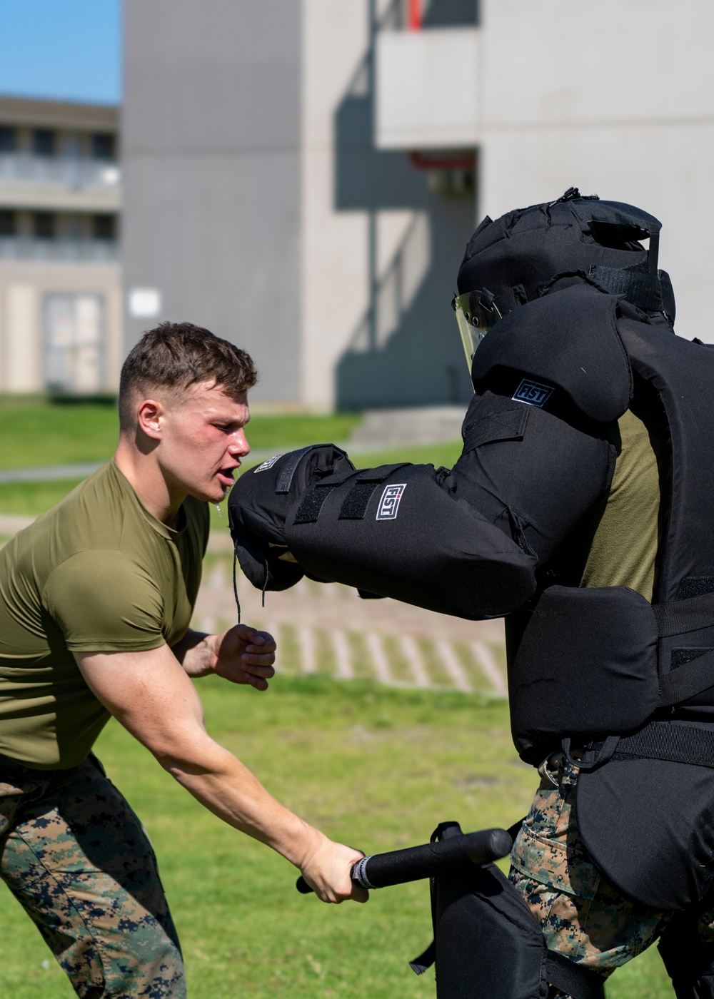 PMO trains U.S. Marines and Sailors for Security Augmentation Force