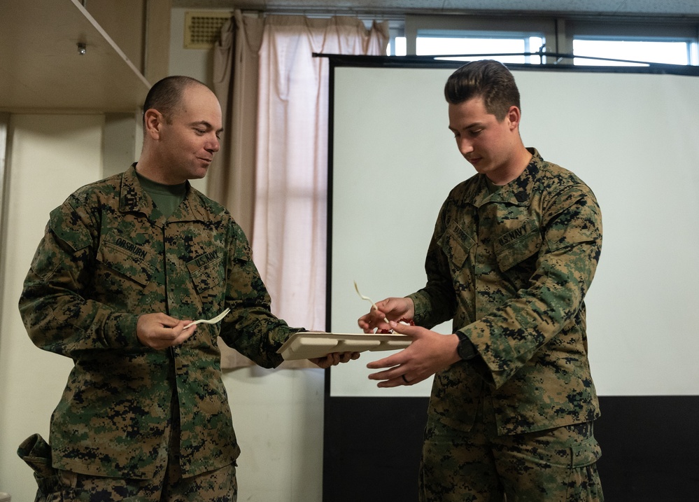 Resolute Dragon 22 | U.S. Marines and Sailors Celebrate U.S. Navy Birthday