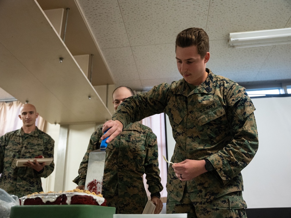 Resolute Dragon 22 | U.S. Marines and Sailors Celebrate U.S. Navy Birthday