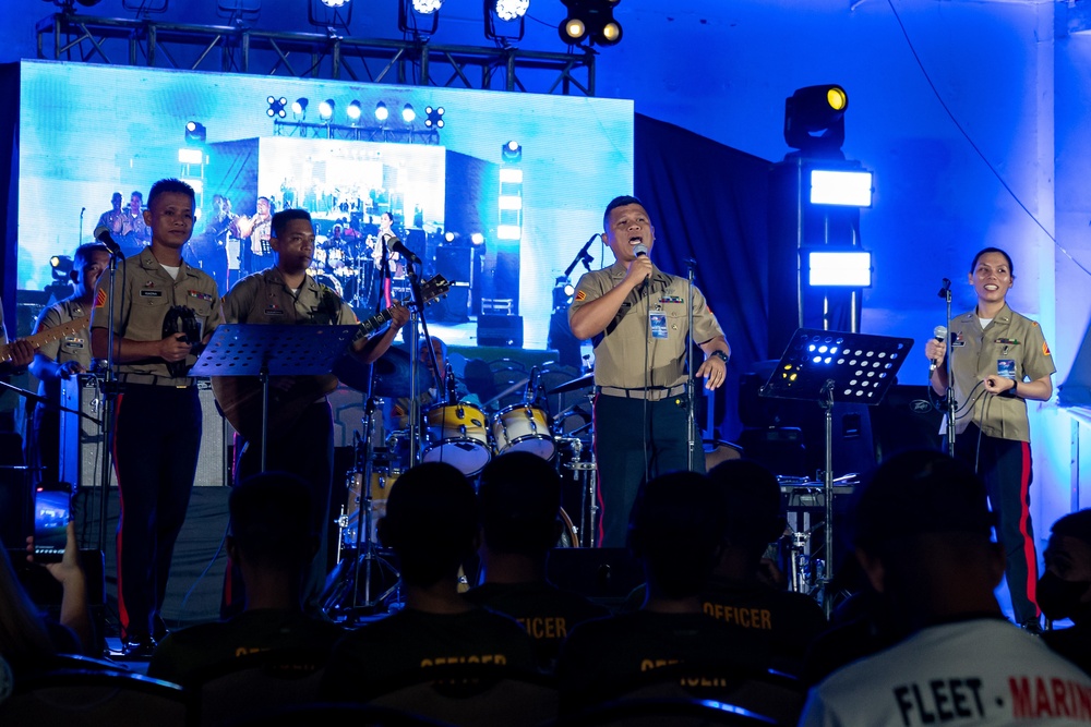 C7F Band and Philippine Band Perform During Exercise Sama Sama-Lumbas 2022