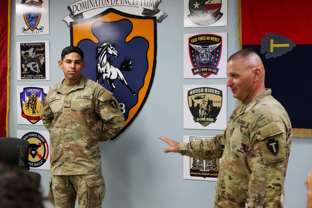 Task Force Mustang recognizes "Hero of the Week" Oct. 12