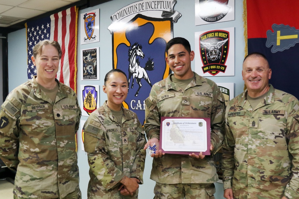 Task Force Mustang recognizes "Hero of the Week" Oct. 12