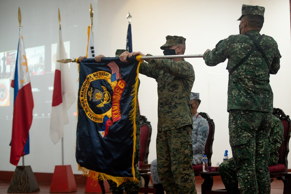 Service members of the AFP, JGSDF, ROKMC and the U.S. Armed Forces participate in the closing ceremony of KAMANDAG 6